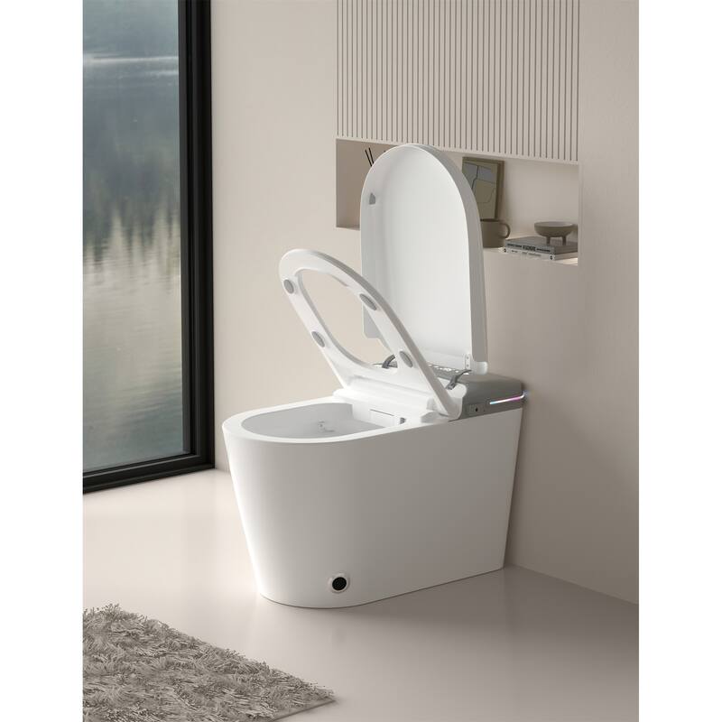 Smart Bidet Toilet with Aromatherapy System & Foot Sensor