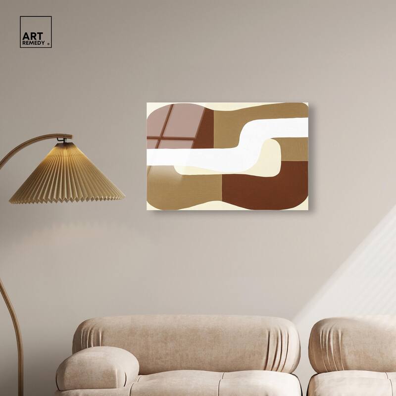 Minimal Wavy III Acrylic by Art Remedy, Ready to Hang