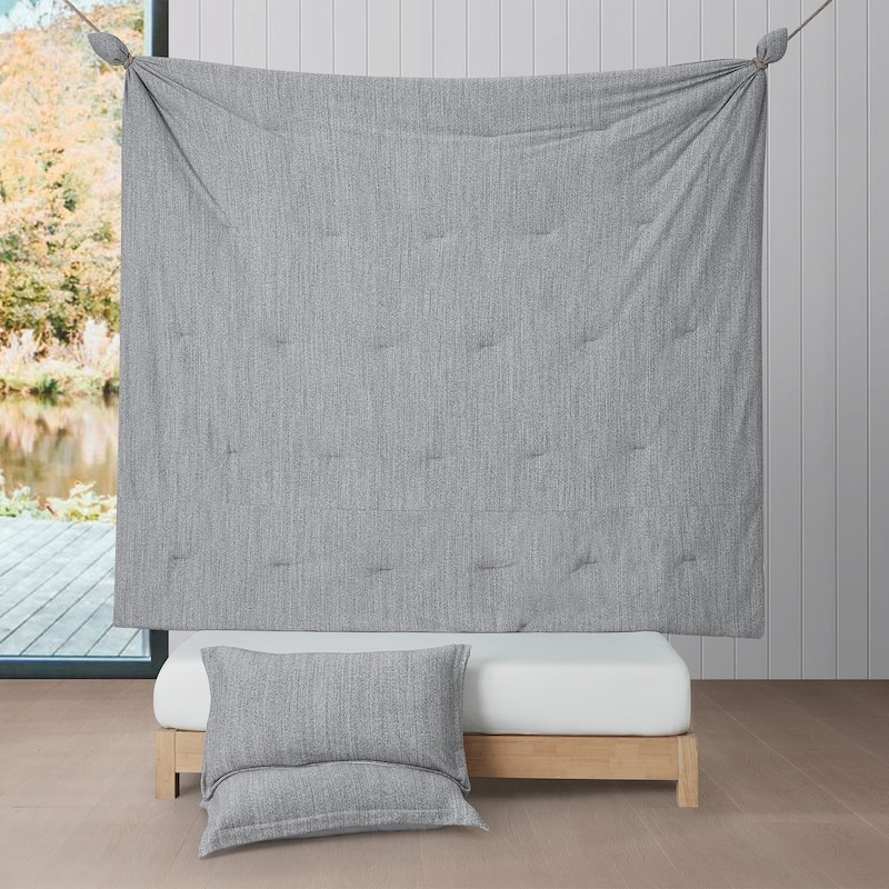 My Favorite Sweatshirt - Coma Inducer® Oversized Comforter Set - Winter Gray
