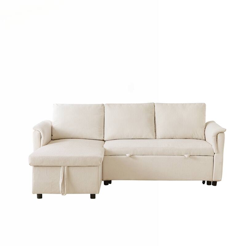 Versatile Convertible Sectional Sofa with Storage and Adjustable Backrest for Ultimate Comfort