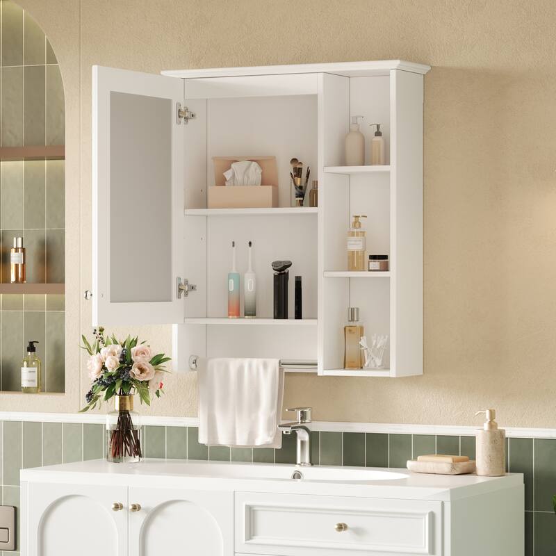 3-in-1 Bathroom Mirror Cabinet
