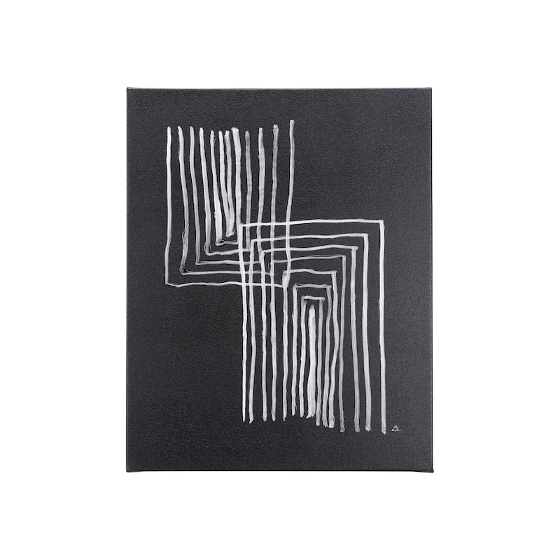 Lines II (20 x 25) Canvas Art Print - Small