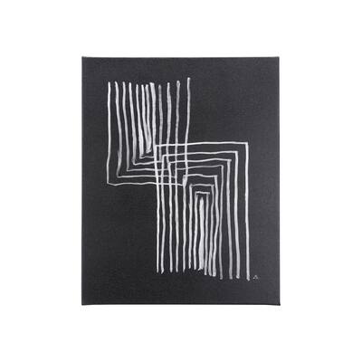 Lines II (20 x 25) Canvas Art Print