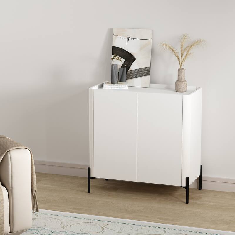 Manhattan Comfort Abbey 32" Accent Cabinet - White