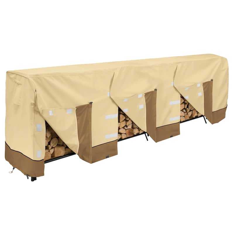Classic Accessories Veranda Water-Resistant 12 Foot Log Rack Cover