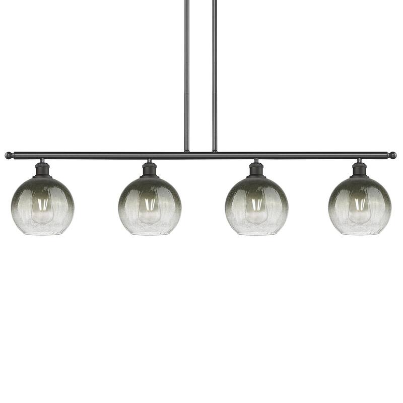 Innovations Lighting 516-4I-11-48 Brookhaven Globe Linear Brookhaven - Oil Rubbed Bronze / Slate