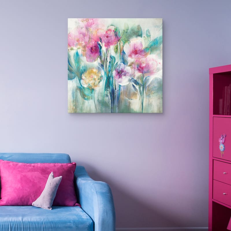 Peonies by K. Nari Canvas Art Print