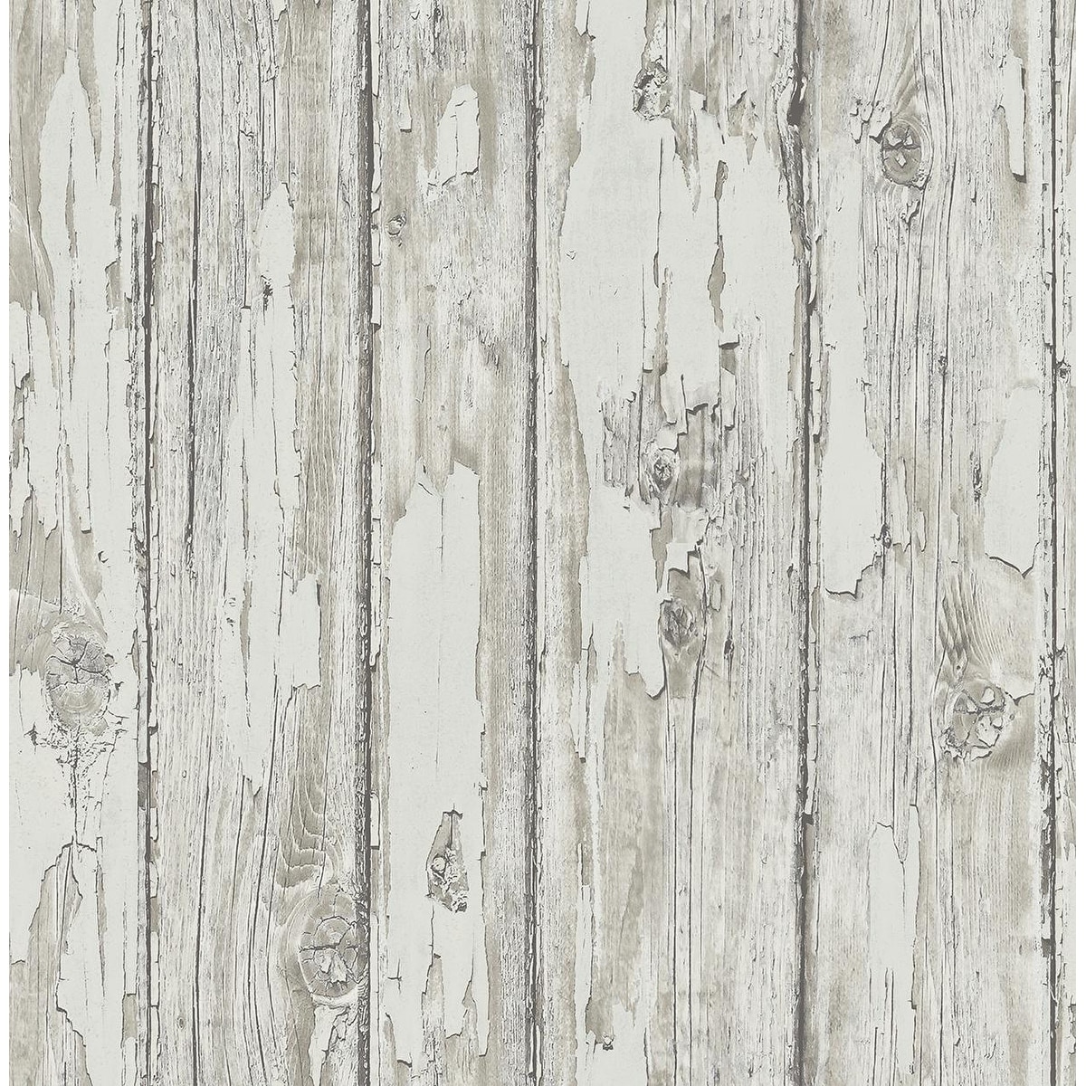 Seabrook Designs Preston Faux Rustic Planks Unpasted Wallpaper