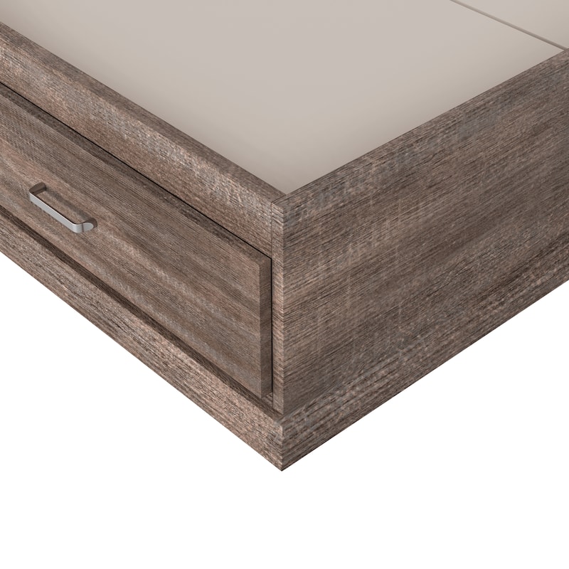 DH BASIC Contemporary 3-Drawer Storage Platform Bed by Denhour