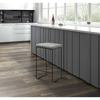 Martha Stewart Hastings Grey/ Black Counter Stool