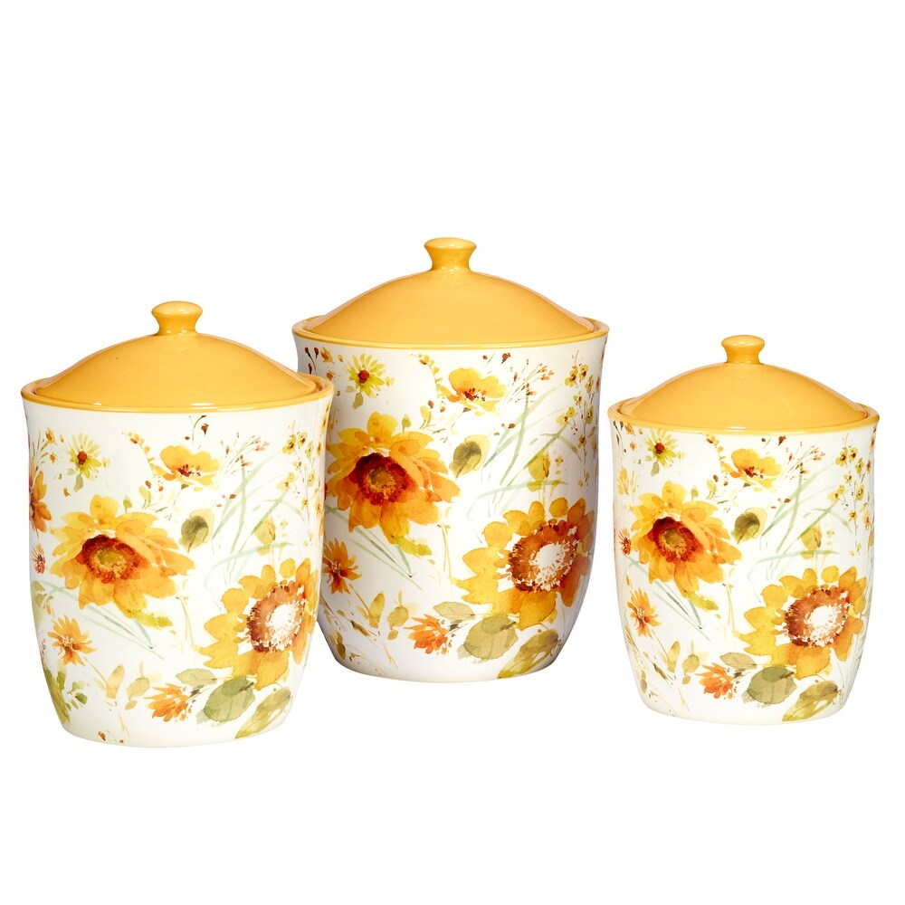Buy Floral Kitchen Canisters Online at Overstock | Our Best ...