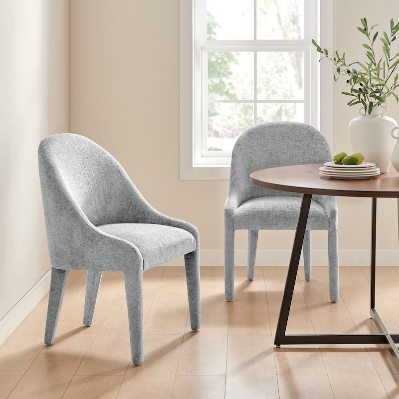 NPD Furniture Stacy Chenille Dining Side Chair
