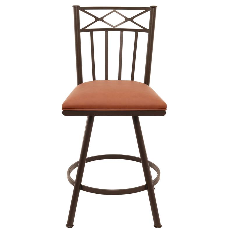 Tempo Furniture Lennix Swivel 26" Counterstool w/ Fully Welded Metal Frame (Commercial Grade) by Furnish Theory (Various Colors)