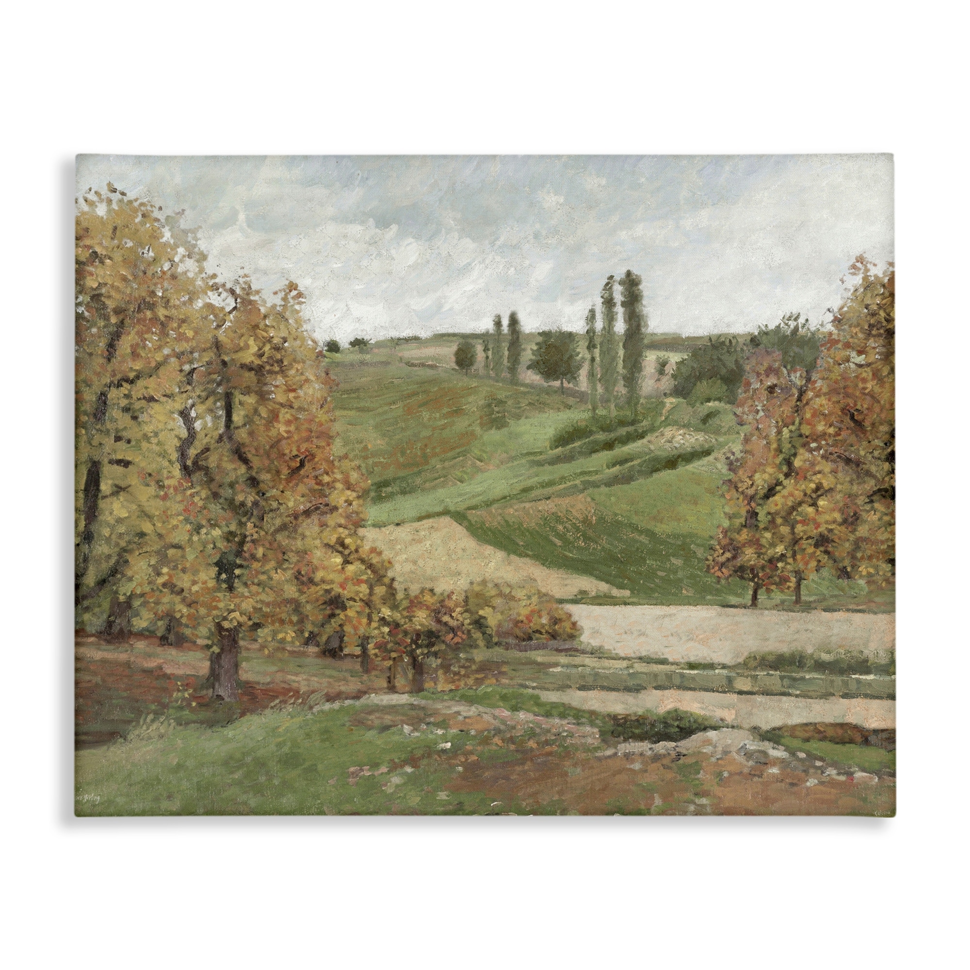 Stupell Rural Hills with Fall Trees Canvas Wall Art Design by Amber Sterling