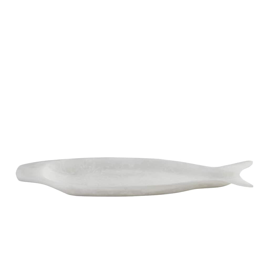 Fish Platter Set Of 2 White