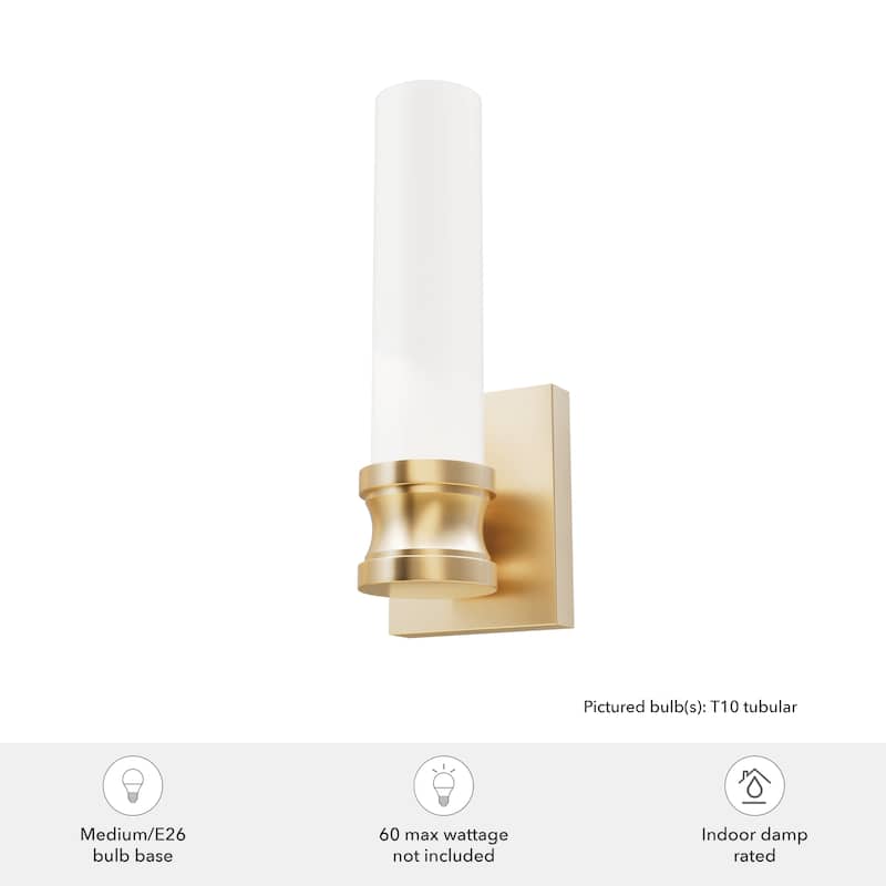 Hunter Lenlock 1 Light Wall Sconce - Glam, Contemporary - Damp Rated!
