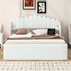preview thumbnail 17 of 30, Queen Upholstered Bed with Four Drawers and USB Charging Ports