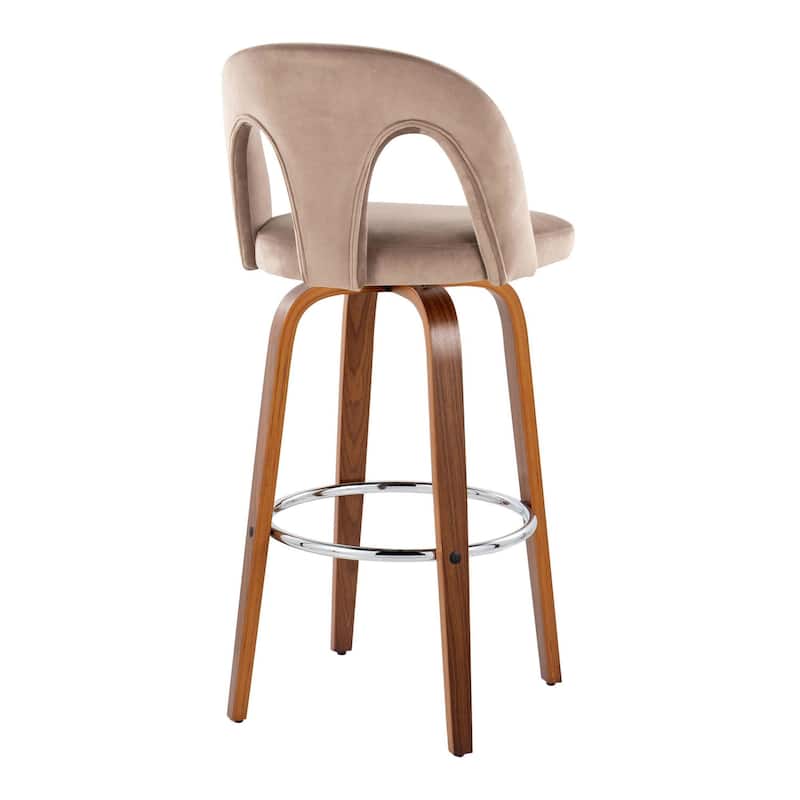 Ava Upholstered 30" Fixed-Height Counter Stool - Set of 2