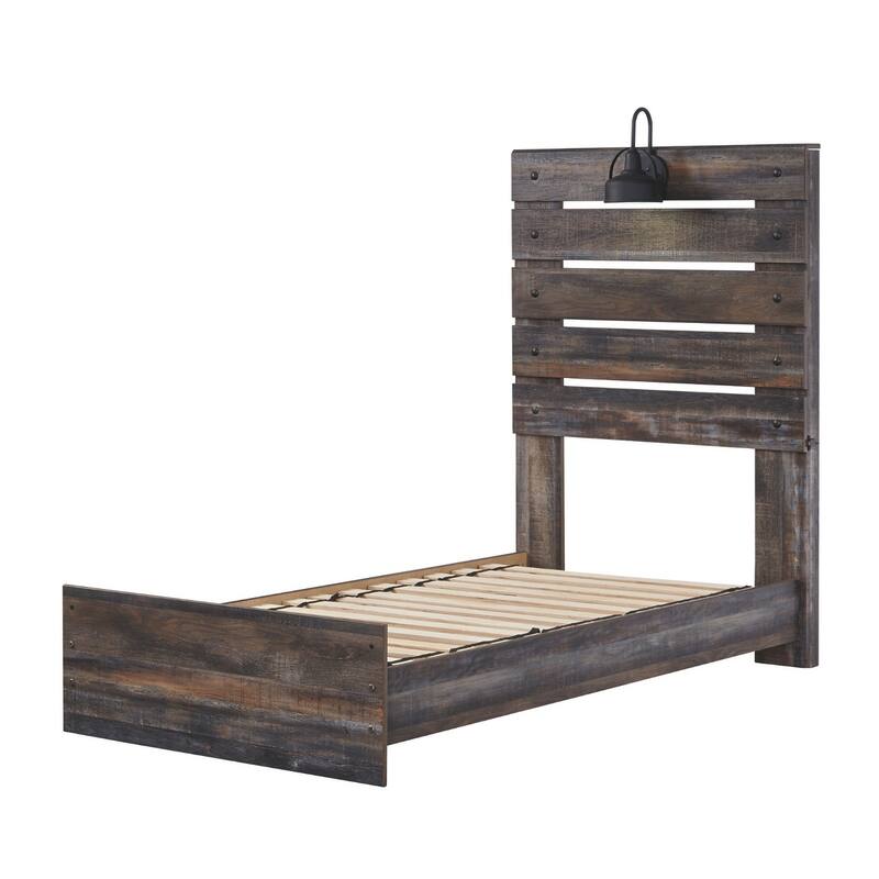 Drystan Rustic Panel Bed