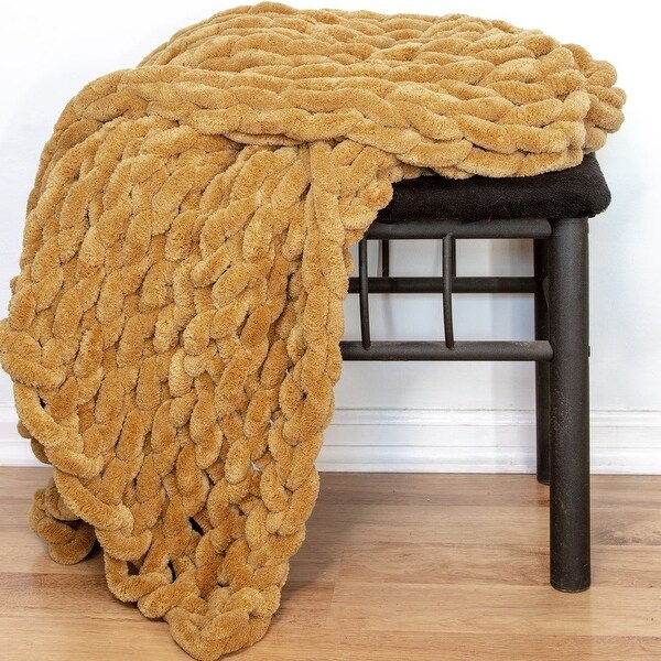 Donna Sharp s Chunky Chenille Throw On Sale Bed Bath Beyond