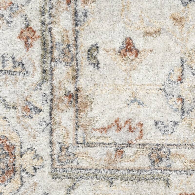 Saxog Power Loomed Distressed Low Pile Area Rug By HomeRoots - 120' X '26' X '0.25
