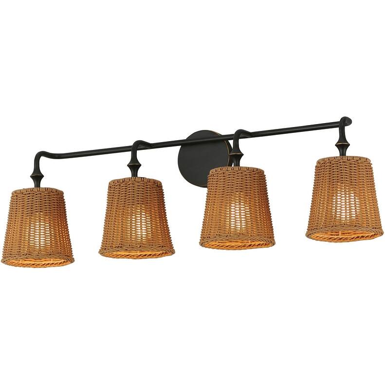 Maxim 21484NA Baja 4 Light 34" Wide Vanity Light - Dark Bronze