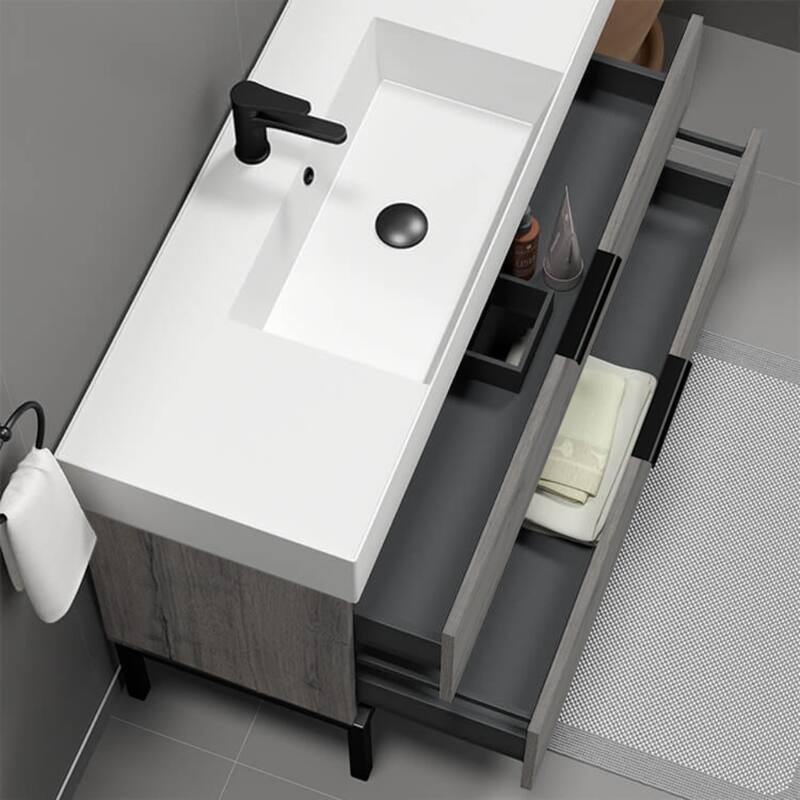 Nameeks Derin-4818 Derin 48" Free Standing Single Basin Vanity Set