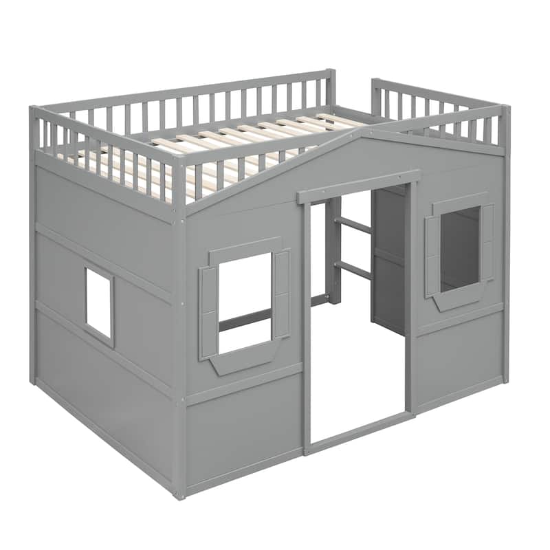 Castle Style Solid Pine Loft Bed