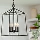 preview thumbnail 10 of 10, Hunter Fair Oaks 4-Light Pendant - Kitchen, Dining Room, Foyer - Modern Farmhouse, Transitional, Cage, Lantern - Designer!