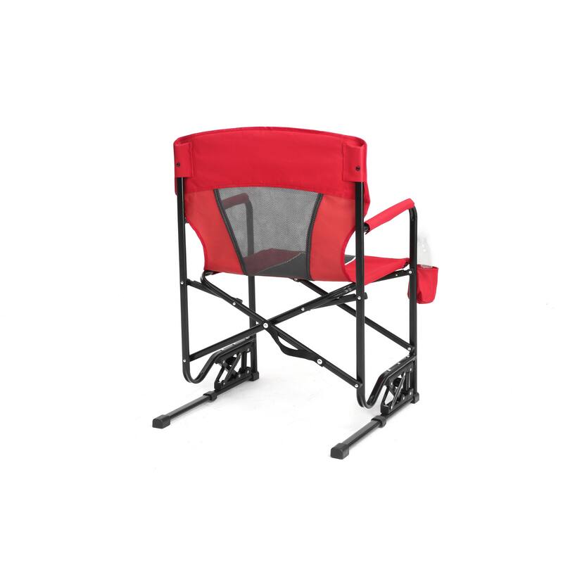 Outdoor Freestyle Rocker Camping Chair Portable Folding Rocking Chair With Solid (Excluding the table)