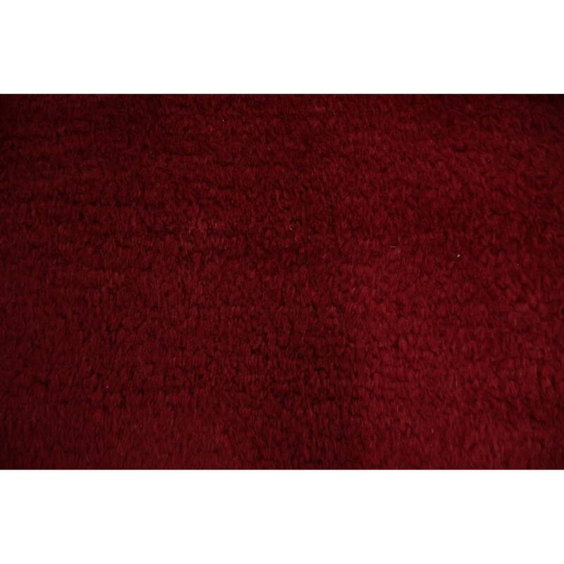 Hand Knotted Oriental 100% Wool Carpet Traditional Floral Red Shahbaft Area Rug - 17' 0'' X 11' 3''