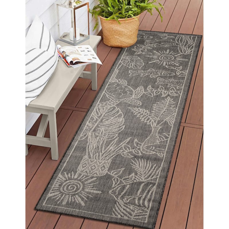 Liora Manne Carmel Collage Indoor/Outdoor Rug