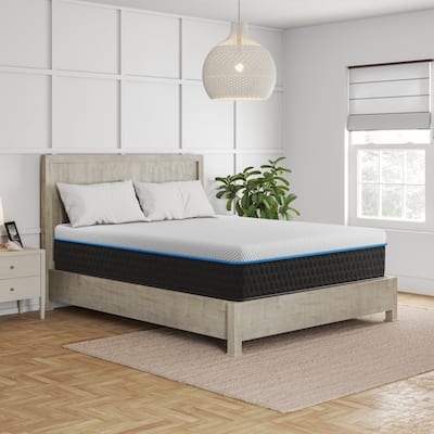 Veracool, 12-Inch, Cool Hybrid Mattress with Copper Infused Memory Foam, CertiPUR US and Greenguard Gold Certified