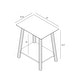 preview thumbnail 9 of 18, Max and Lily Mid-Century Modern End Table Nightstand with Shelf