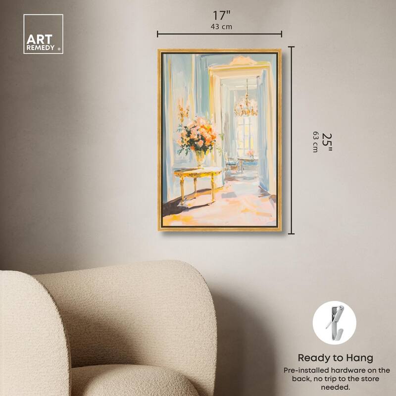 Glowing Room II Canvas by Art Remedy