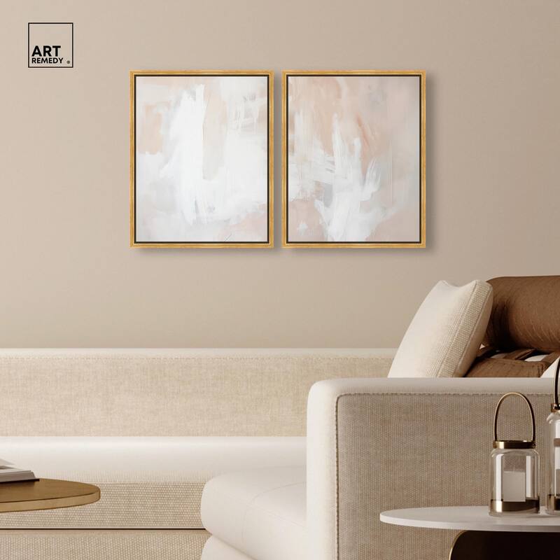 Opalescent Hues I Canvas Set of 2 by Art Remedy