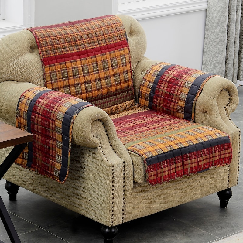 Barefoot Bungalow Gold Rush Armchair Protector - Sunset