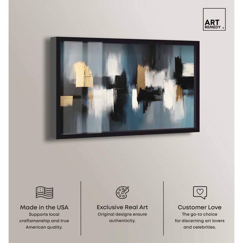 Within Blues Shadowbox by Art Remedy