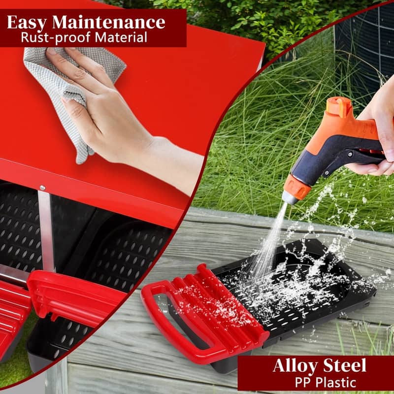 Single Roll Out Chicken Nesting Box with Plastic Basket Egg Nest Box Chicken Laying Box