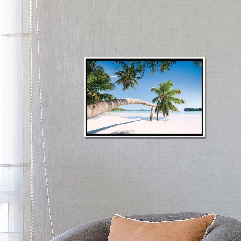 "Palm, Seychelles" by Stefan Hefele Framed