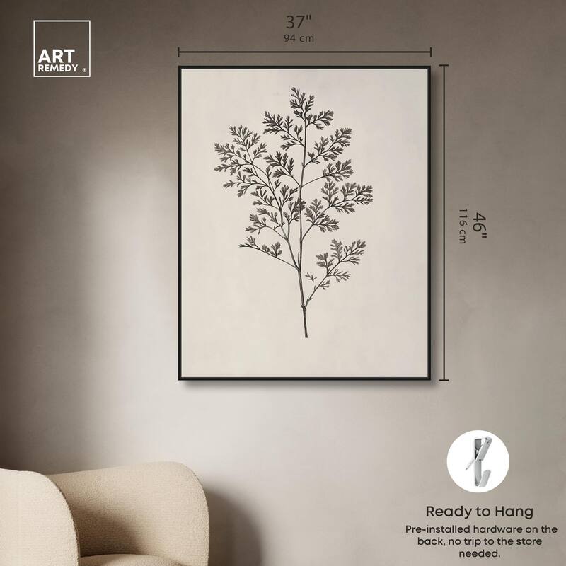 Aniseed Anatomy II Canvas Delicate Floral by Art Remedy