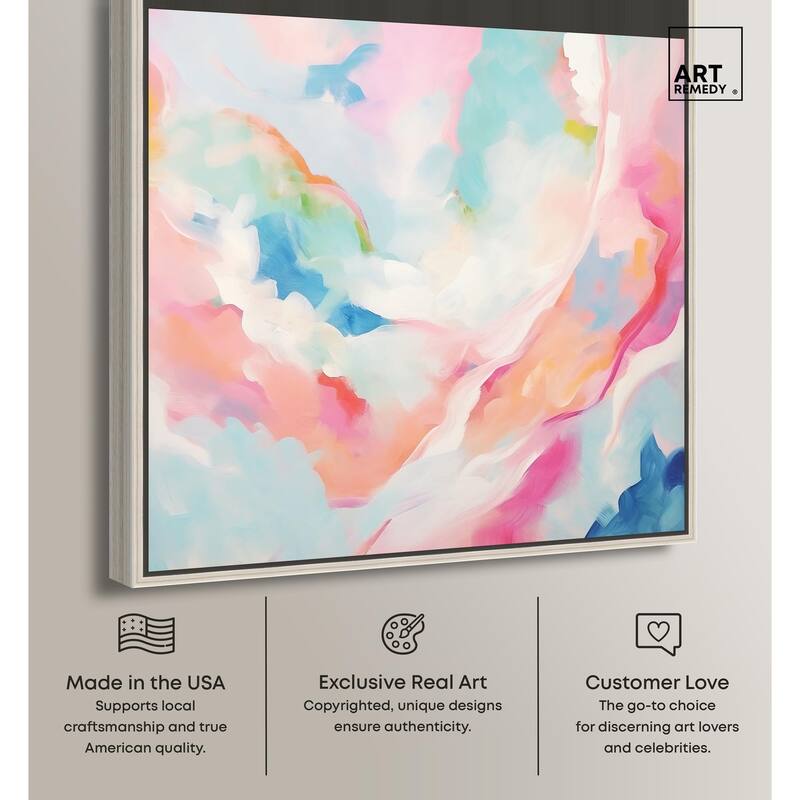 Cotton Candy Clouds I Canvas by Art Remedy