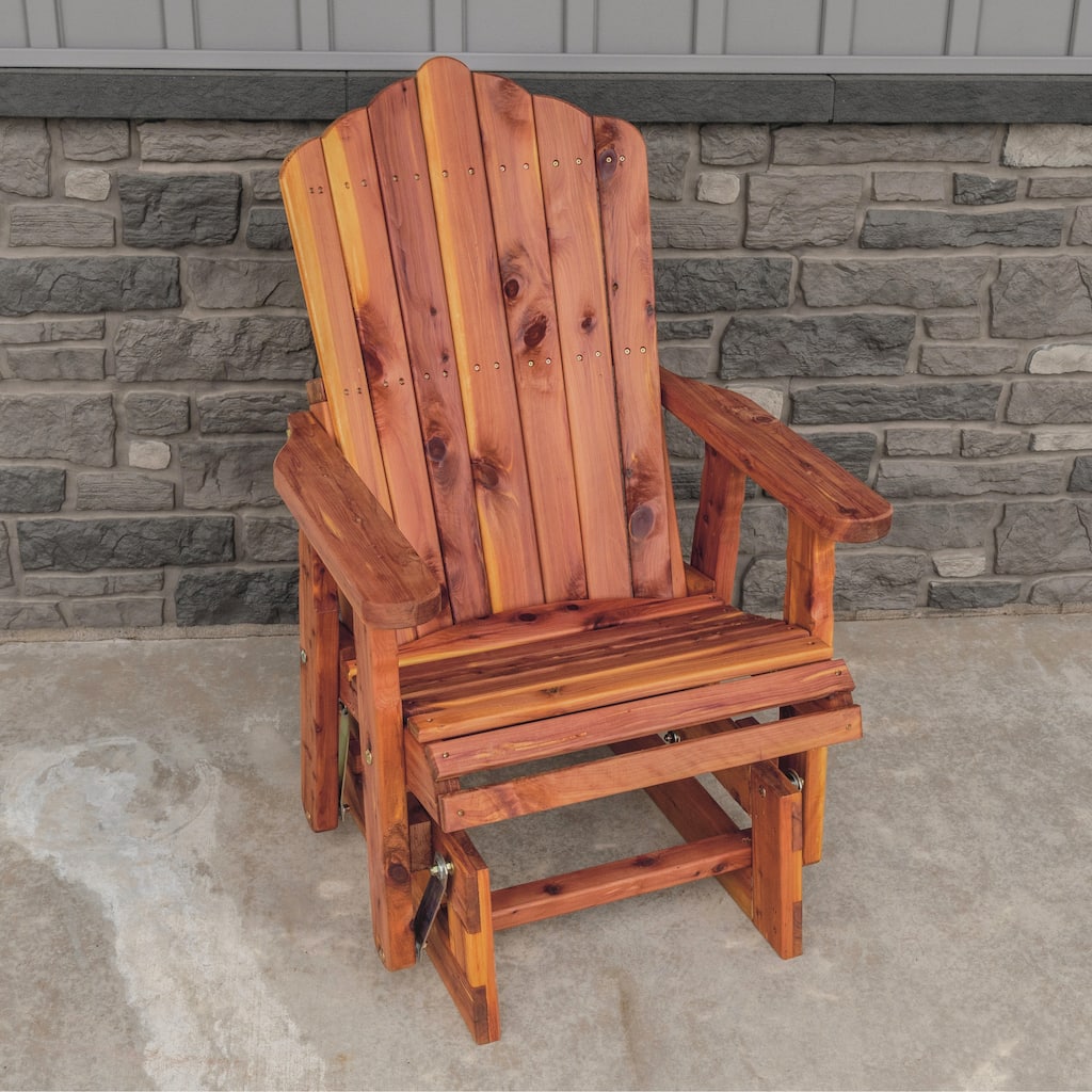 American Furniture Classics Model MM102 23" CEDAR ADIRONDACK Glider