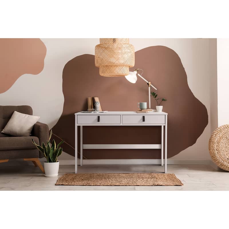 Copper Grove Rivne Modern Sturdy Home Office Wood Desk with Drawers and Compartments