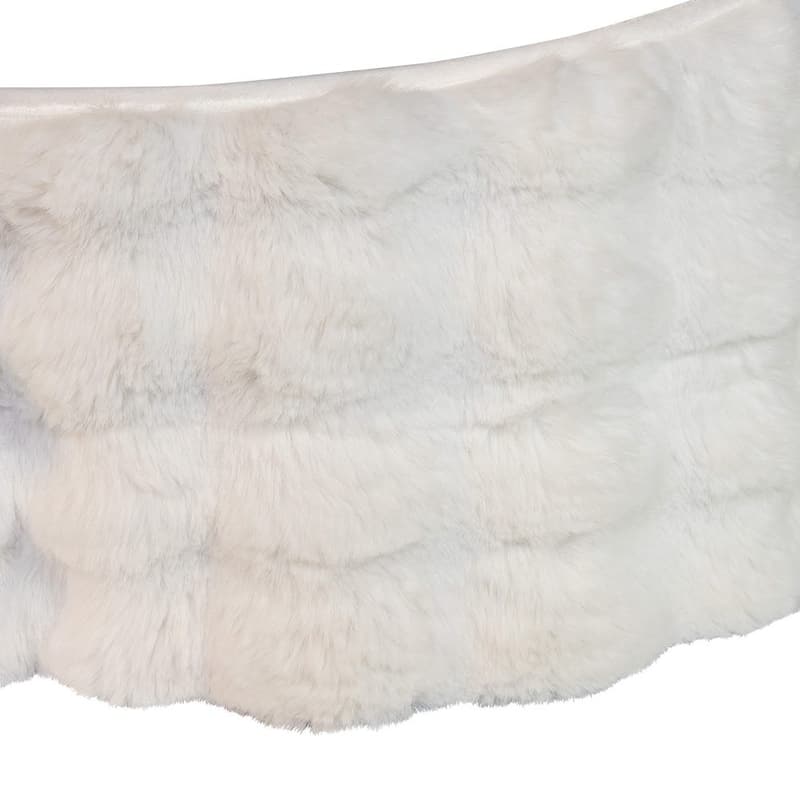 Kurt Adler 10 by 24-Inch White Tree Collar