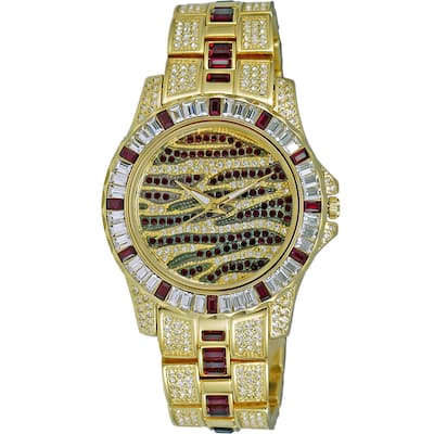 Adee Kaye Men's Chameleon Red Dial Watch - AK1177R - 6 (36)
