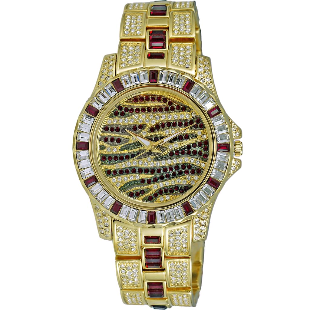 Adee Kaye Men's Chameleon Red Dial Watch - AK1177R - 6 (36)