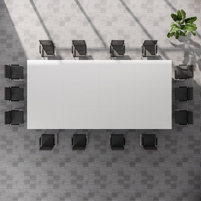 6.5FT Conference Meeting Seminar Business Table Set for 12-16 Person (Set of 4) - 4PCS