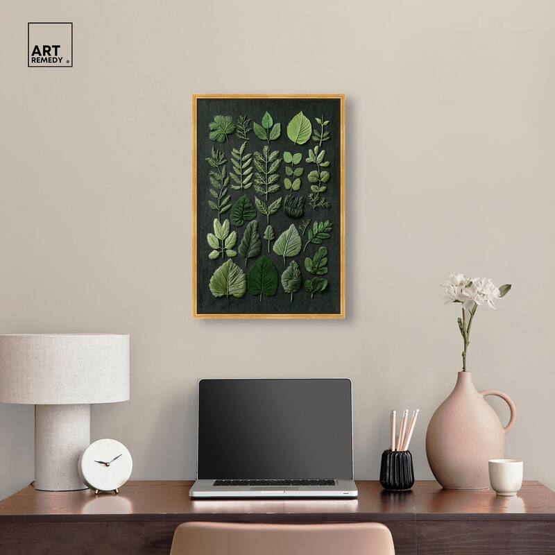 Leaf Library III Canvas by Art Remedy
