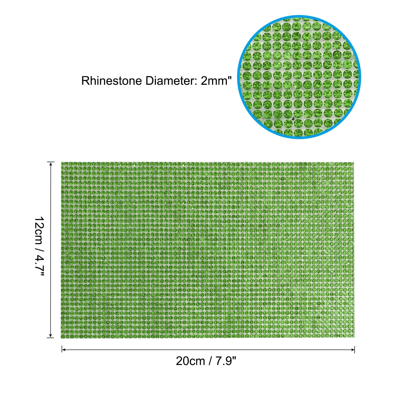 Bling Crystal Rhinestone Sheet, Self Adhesive Rhinestone Gem Stickers for DIY Crafts Gifts Phone Car